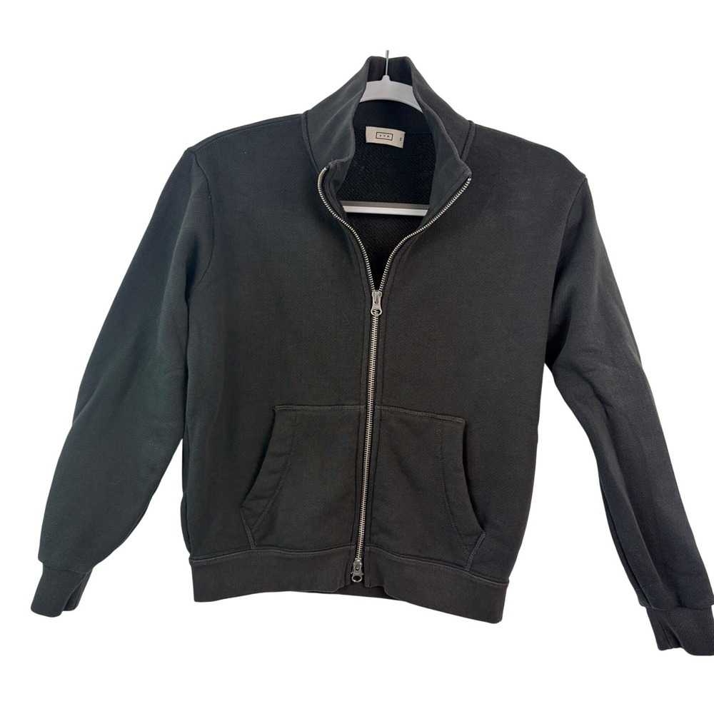 AYR Full Zip Sweatshirt XS Dark Charcoal Black